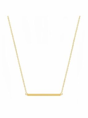 Jennifer Meyer 18K Yellow Gold Stick Necklace with Box